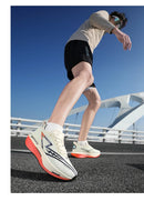 Tênis de corrida com placa carbono, para maratona