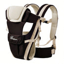 Porta-bebês, porta-mochila ergonômica 4 em 1, porta-bebês facilmente ajustável para recém-nascidos e crianças pequenas