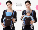 Porta-bebês, porta-mochila ergonômica 4 em 1, porta-bebês facilmente ajustável para recém-nascidos e crianças pequenas