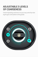 Moedor elétrico automático de pimenta e sal com luz LED Fabricantes de parceiros de aspereza ajustável