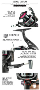 1.8-3.6m vara de pesca de fibra de carbono e carretel combo super duro telescópica pólo de pesca kit de carretel de fiação resistência máxima 3-8kg pesca