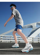 Tênis de corrida com placa carbono, para maratona