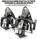 1.8-3.6m vara de pesca de fibra de carbono e carretel combo super duro telescópica pólo de pesca kit de carretel de fiação resistência máxima 3-8kg pesca