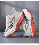 Tênis de corrida com placa carbono, para maratona