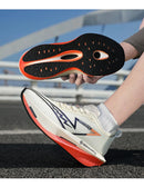 Tênis de corrida com placa carbono, para maratona